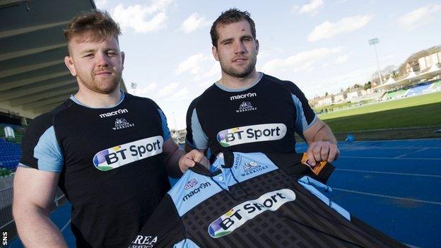 Glasgow Warriors duo Kevin Bryce and Fraser Brown