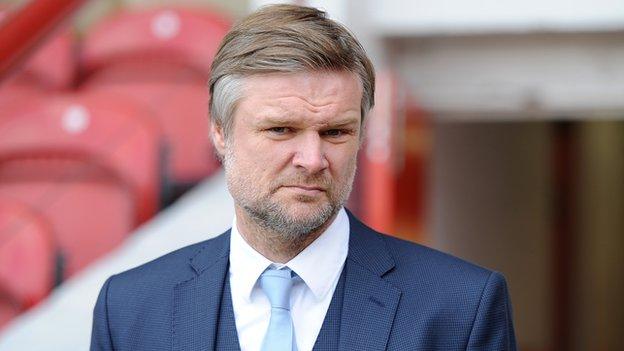 Coventry City manager Steven Pressley