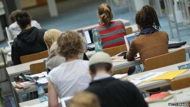 Students in lecture