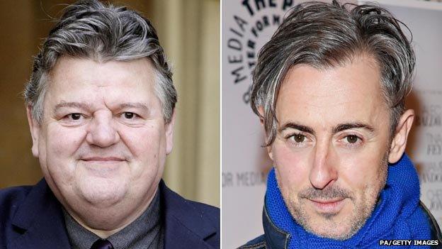 Robbie Coltrane and Alan Cumming