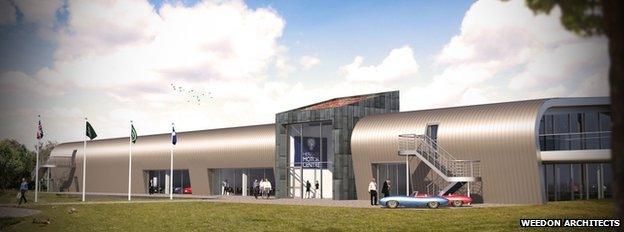 Artist's impression of the new centre