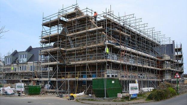 Extra care housing being built at La Nouvelle Maraitaine, Guernsey