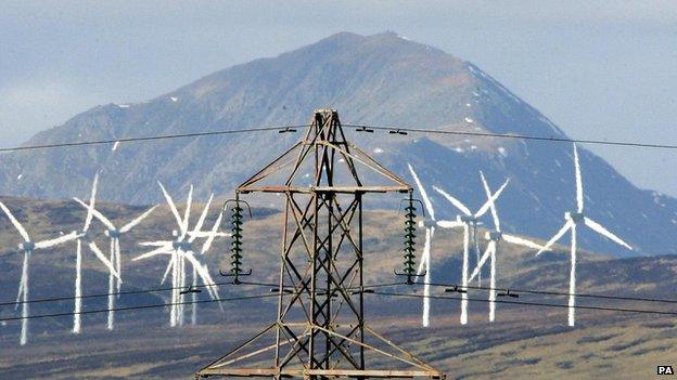 Pylons in Scotland