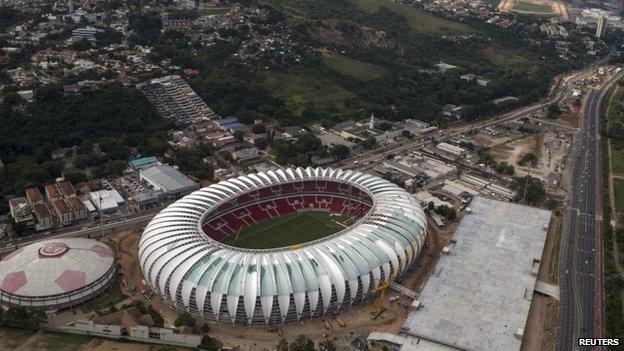 Beira-Rio aerial view, 30 Jan 2014