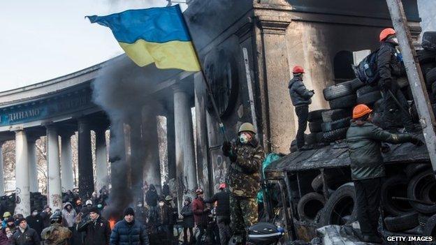 Kiev protestors