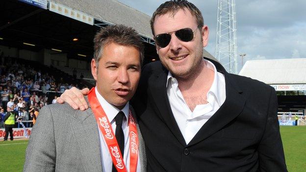 Darren Ferguson and Darragh MacAnthony