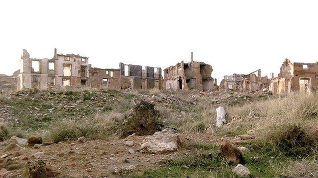 The ghost town of Belchite