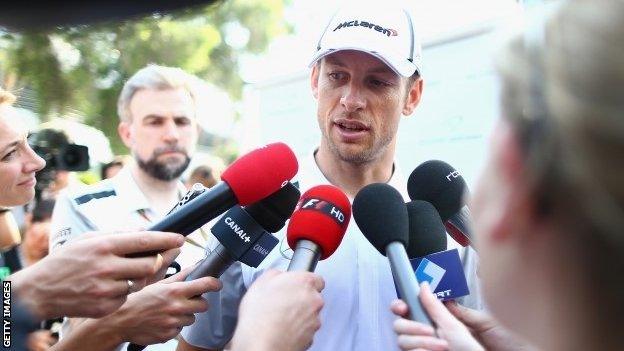 McLarem driver Jenson Button