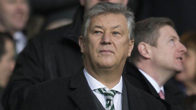 Celtic chief executive Peter Lawwell