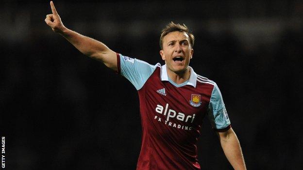 West Ham's Mark Noble