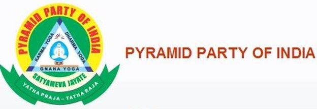 Pyramid Party of India symbol