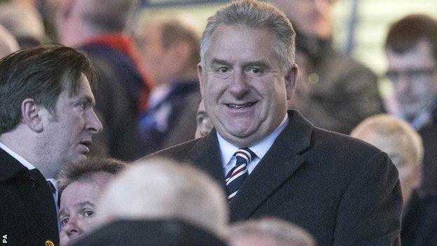 Rangers chief executive Graham Wallace