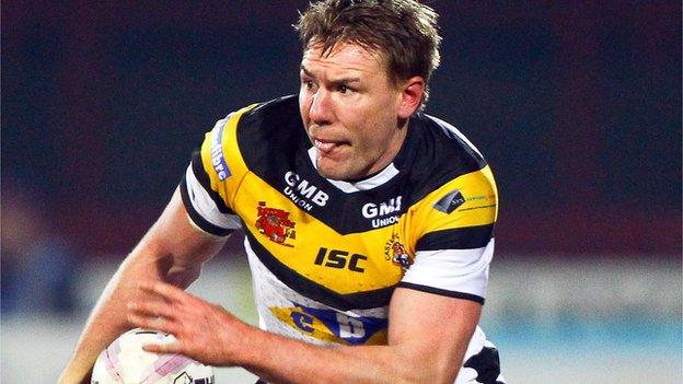 Castleford and England centre Michael Shenton