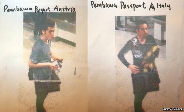 Pouria Nour Mohammad Mehrdad and an unindentified suspect were travelling on Flight MH370 with a stolen passports