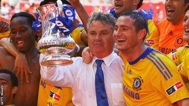 Guus Hiddink won the FA Cup with Chelsea in 2009