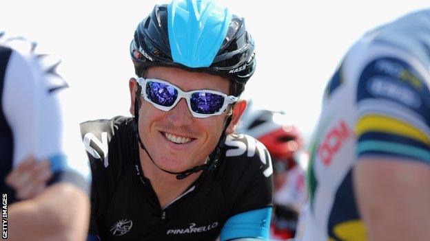 Team Sky rider Geraint Thomas