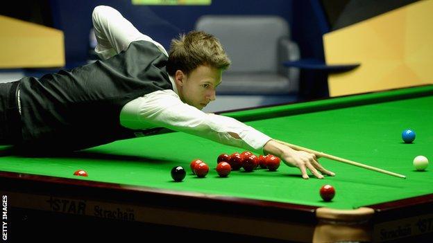 English snooker player Judd Trump