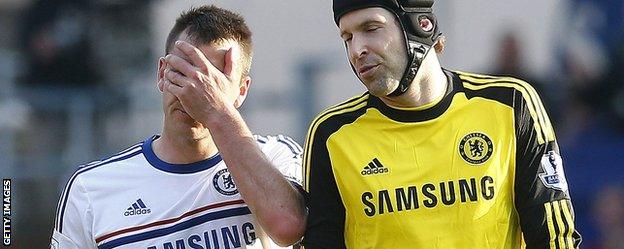 John Terry and Petr Cech