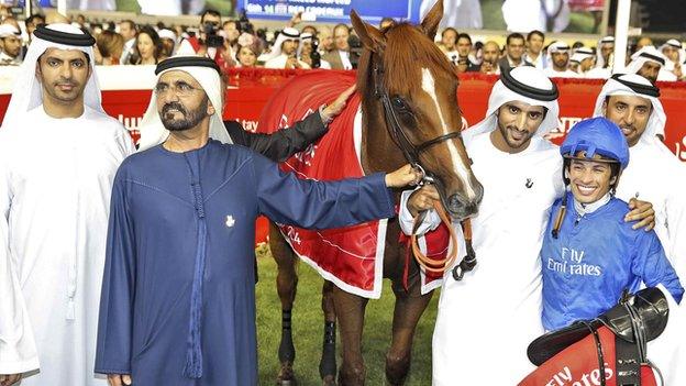 African Story, winner of the Dubai World Cup