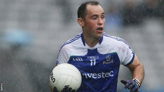 Stephen Gollogly performed impressively for Monaghan after being introduced