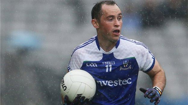 Stephen Gollogly performed impressively for Monaghan after being introduced