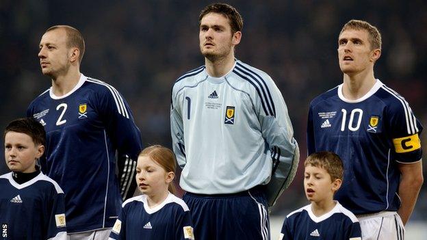 Craig Gordon last played for Scotland in November 2010