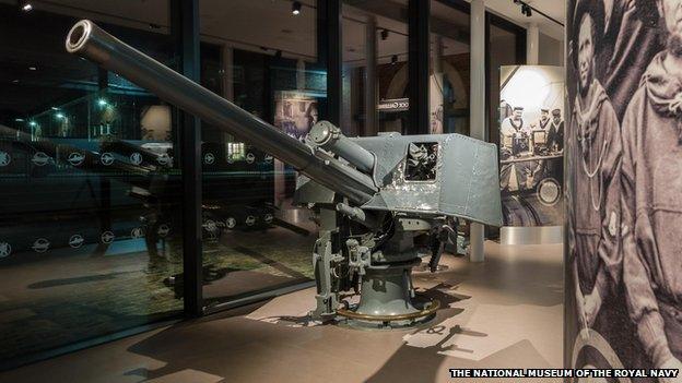 The gun from HMS Lance