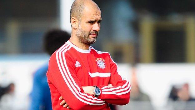 Bayern Munich manager Pep Guardiola