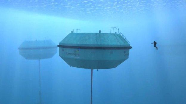 Ceto wave energy device. Pic: Carnegie