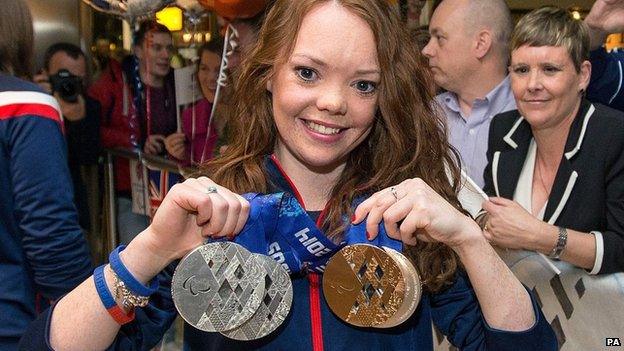 Jade Etherington at Heathrow Airport