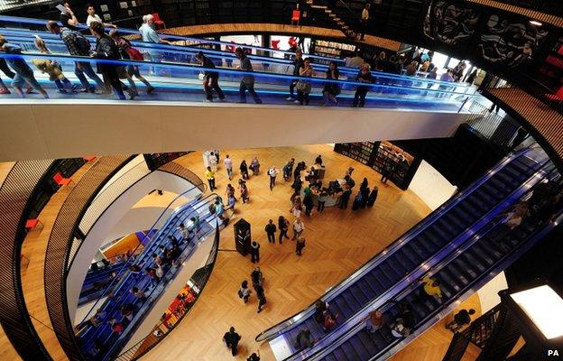 Inside the Library of Birmingham