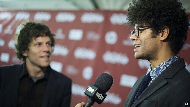 Jesse Eisenberg and Richard Ayoade