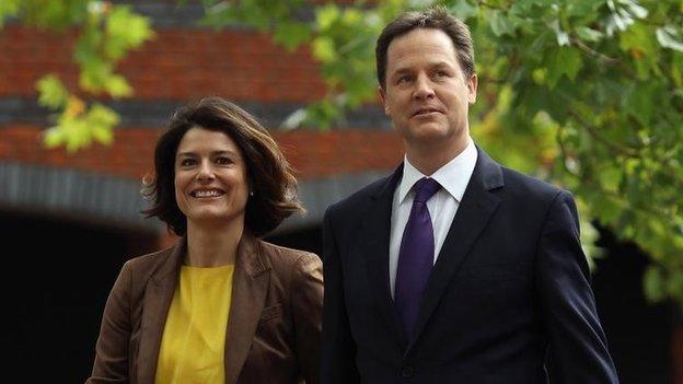 Nick and Miriam Clegg