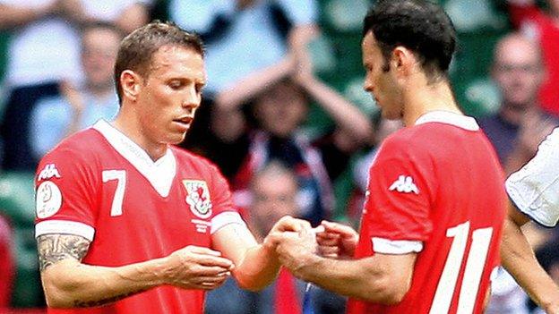 Craig Bellamy and Ryan Giggs