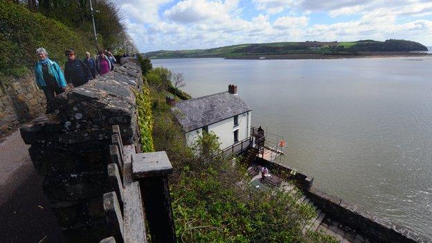 The Boathouse in Laugharne