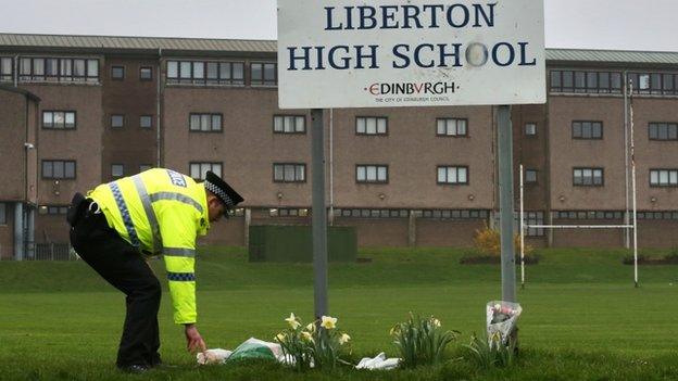 Floral tributes