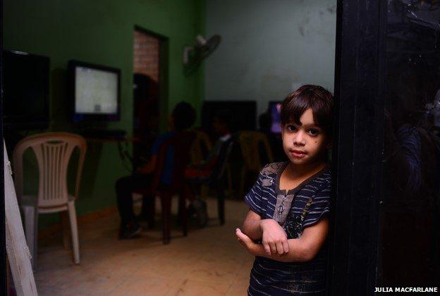 Child at Shatila refugee camp