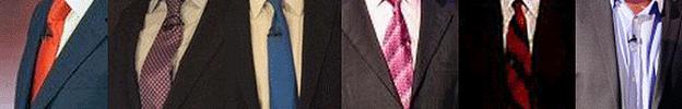 Ties from previous TV debates