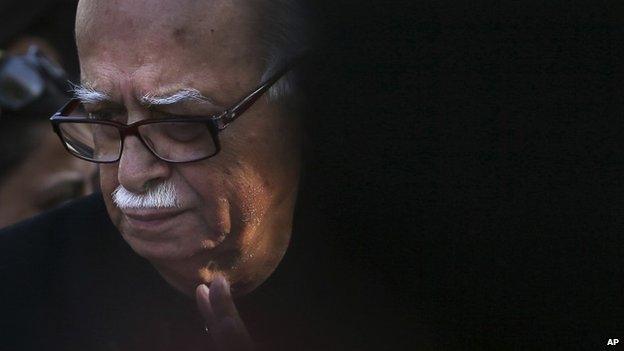 Lal Krishna Advani in Delhi on March 20, 2014