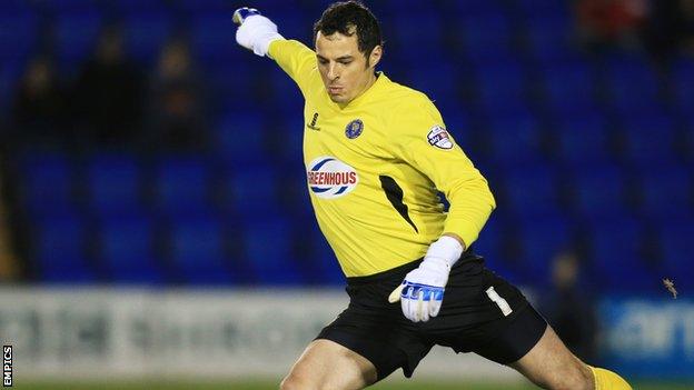 Shrewsbury Town keeper Chris Weale