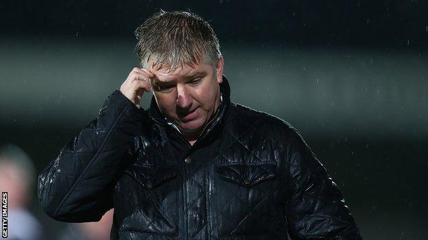 Martin Ling while Torquay United manager