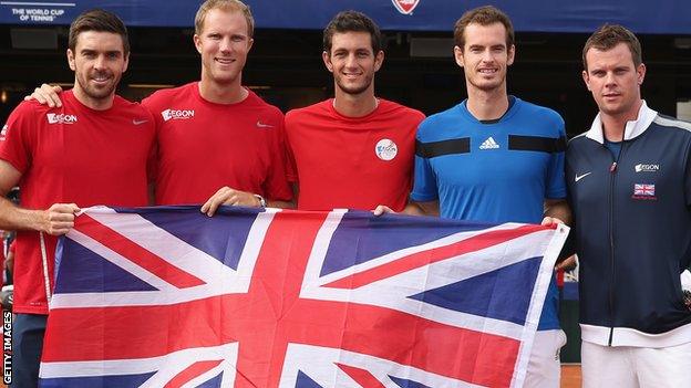 Great Britain's Davis Cup team