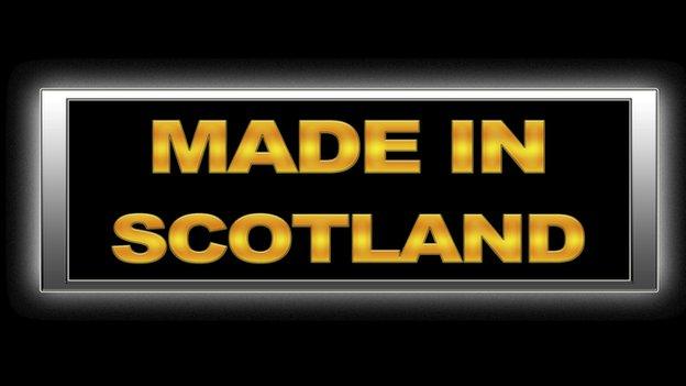 Made in Scotland sign