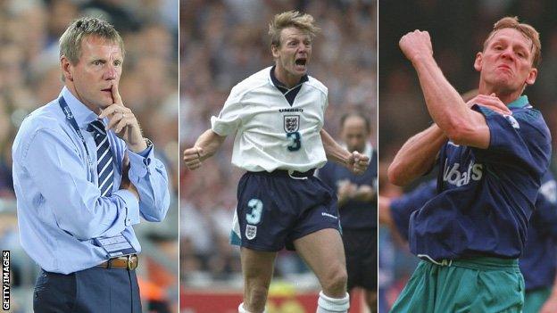 Three images of Stuart Pearce