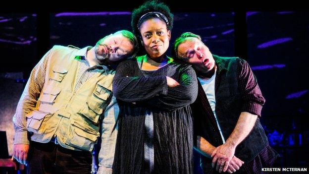 Under Milk Wood: An Opera - Paul Carey Jones, Gweneth Ann Jeffers, and Richard Morris (Photograph: Kirsten McTernan)