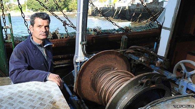 Mark Powell on the Golden Fleece II boat