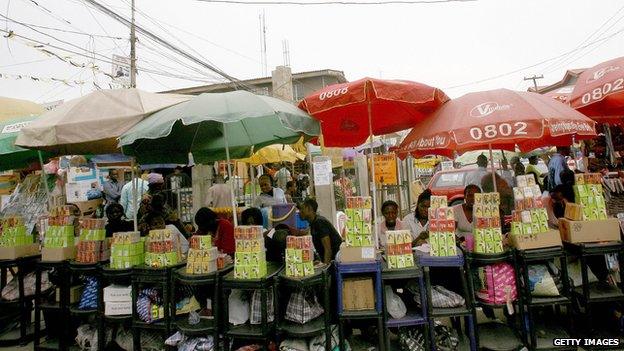 Market for mobile phones in Lagos