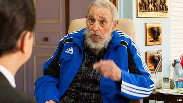 Fidel Castro in March 2014