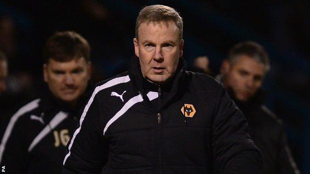 Wolves head coach Kenny Jackett