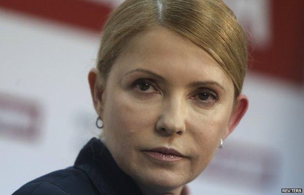 Ukrainian politician Yulia Tymoshenko